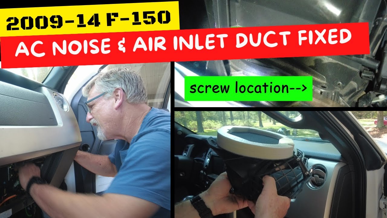200914 F150 AC Fan Noise and Fix For Air Inlet Duct YouTube
