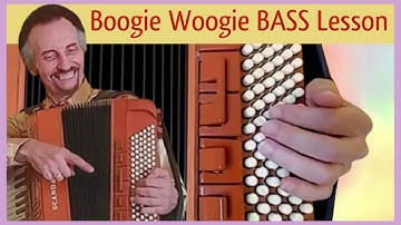 Boogie Woogie - Accordion BASS Lesson ... by Accordion Sensation - Smilin
