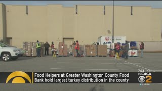 Washington Co. Food Bank Holds Largest Turkey Distribution In The County