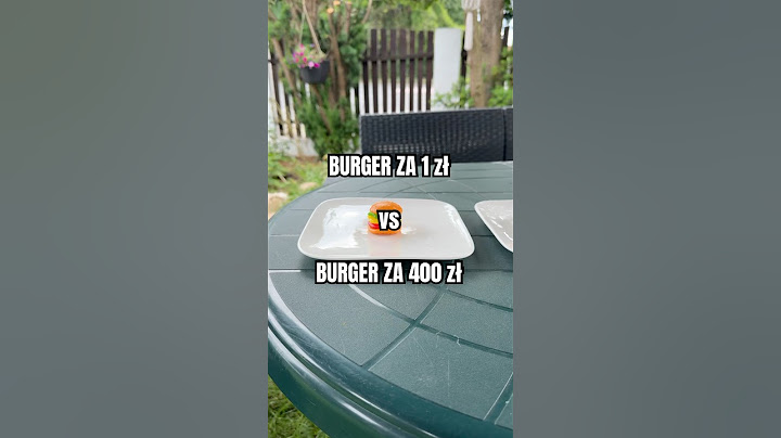 BURGER ZA 1 zł vs BURGER ZA 400 zł #shorts