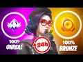 De bronze  unreal en moins de 24h sur fortnite  