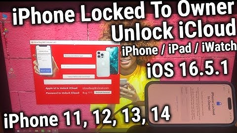 How To Unlock iPhone Lock To Owner Bypass iOS 16.5.1 iCloud iPhone 14, 13, 12, 11