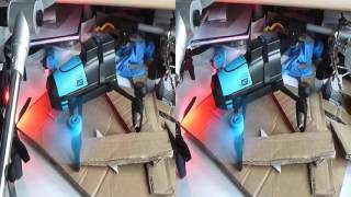 Parrot Bebop testing propellers in 3D
