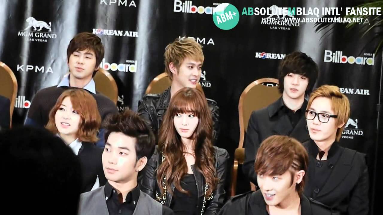 MBLAQ - Press Con at Billboard Kpop Masters (full)