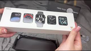 Крутые смарт часы HW22 Plus (Топовое качество). Smart Watch HW22 Plus