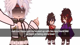 Tomioka and his friend | KNY/DS x Gachaclub | Gary & Karl ‼️ | PART 2 | LOUD WARNING (I’m sorry😭😭)