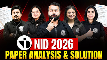 NID 2026 Reality Check 🔥 Paper Analysis & Solution