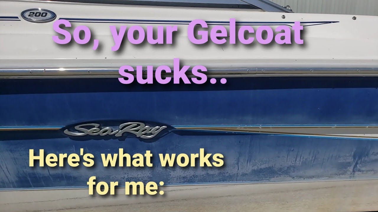 It's about that time.. Gelcoat beatdown or Detailer beatdown..? Fiberglass boat luv. "BD"