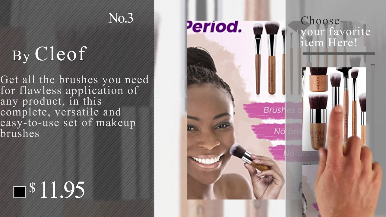 top 5 sellers of bamboo makeup on Amazon and Ebay