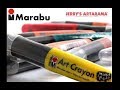 Marabu Mixed Media Art Crayons Product Demo