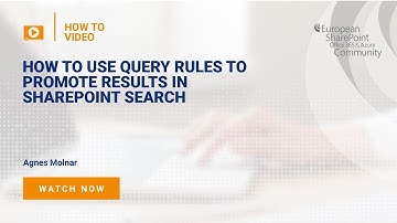 How To use Query Rules to Promote Results in SharePoint Search