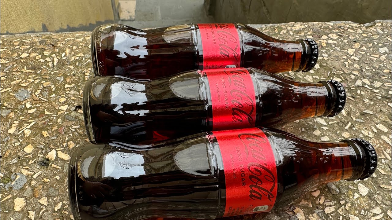 Breaking glass bottles 🙀🔥A Crushing Crunchy & Soft Things !🚧⚠️ #asmr #subscribe #bottle #like