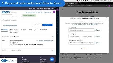 How to set up Otter Live Notes for Zoom Webinars