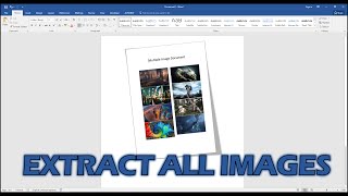 Extract All Images From A Word Document At Once