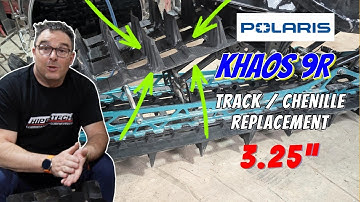 Polaris Snowmobile RMK KHAOS MATRYX 9R Track Swap QUICK DRIVE - DRIVE BELT replacement