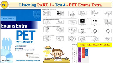 PET Exams Extra Listening Part 1 Test 4 (Transcript + Key)