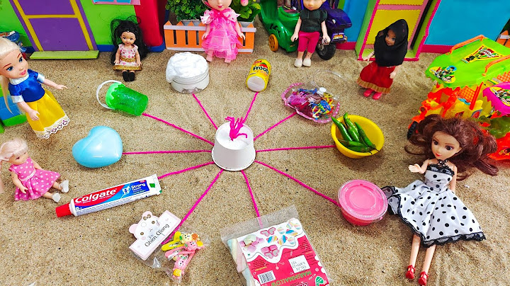 கயிற இழு பொருளை எடு/Rope challenge game விளையாட போறோம்🤩/Barbie show tamil