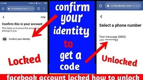 Get a code on your phone/Get a code by email option kaise laye facebook locked account me || 2021