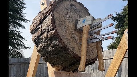 DIY Easy and cheap target for knife or axe throwing (lazy, cheap, easy)