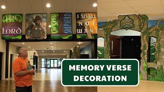 Want to Highlight Your Memory Verse Emerald Crossing VBS Decorations