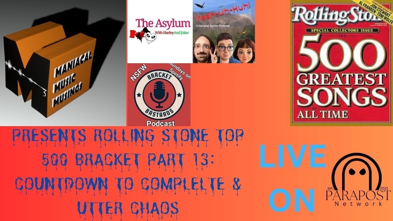 Rolling stone top 500 songs bracket part 13 countdown to complete