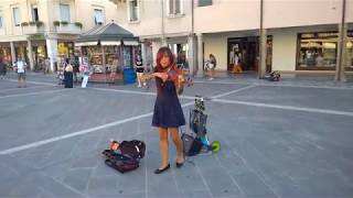 Artisti Di Strada, Violino. Street Artists, Violin.