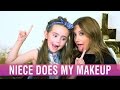 My niece does my makeup look | Ashley Tisdale