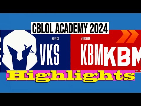 VIVO KEYD'a VS KABUM | CBLOL ACADEMY 2024 | Highlights | VKS VS KBM