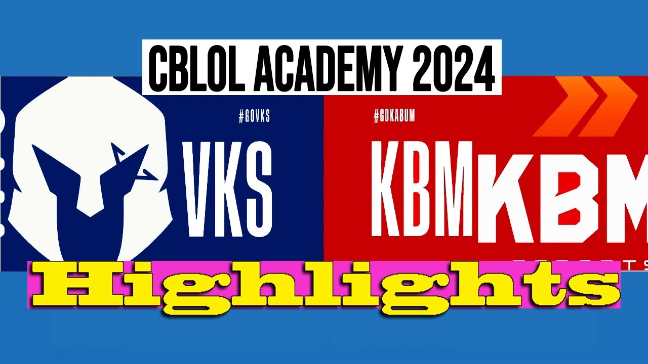 VIVO KEYD'a VS KABUM | CBLOL ACADEMY 2024 | Highlights | VKS VS KBM