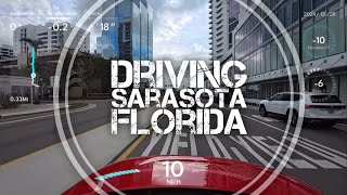 4K Driving Sarasota Florida Tamiami Trail Downtown January 2025