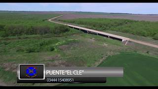 vista aerea puente aroyo Clé camino General Galarza -laguna del pescado vitoria