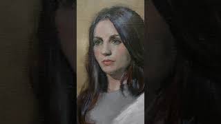 Хочу Вам показать этапы написания портрета.I want to show you the stages of painting a portrait, oil