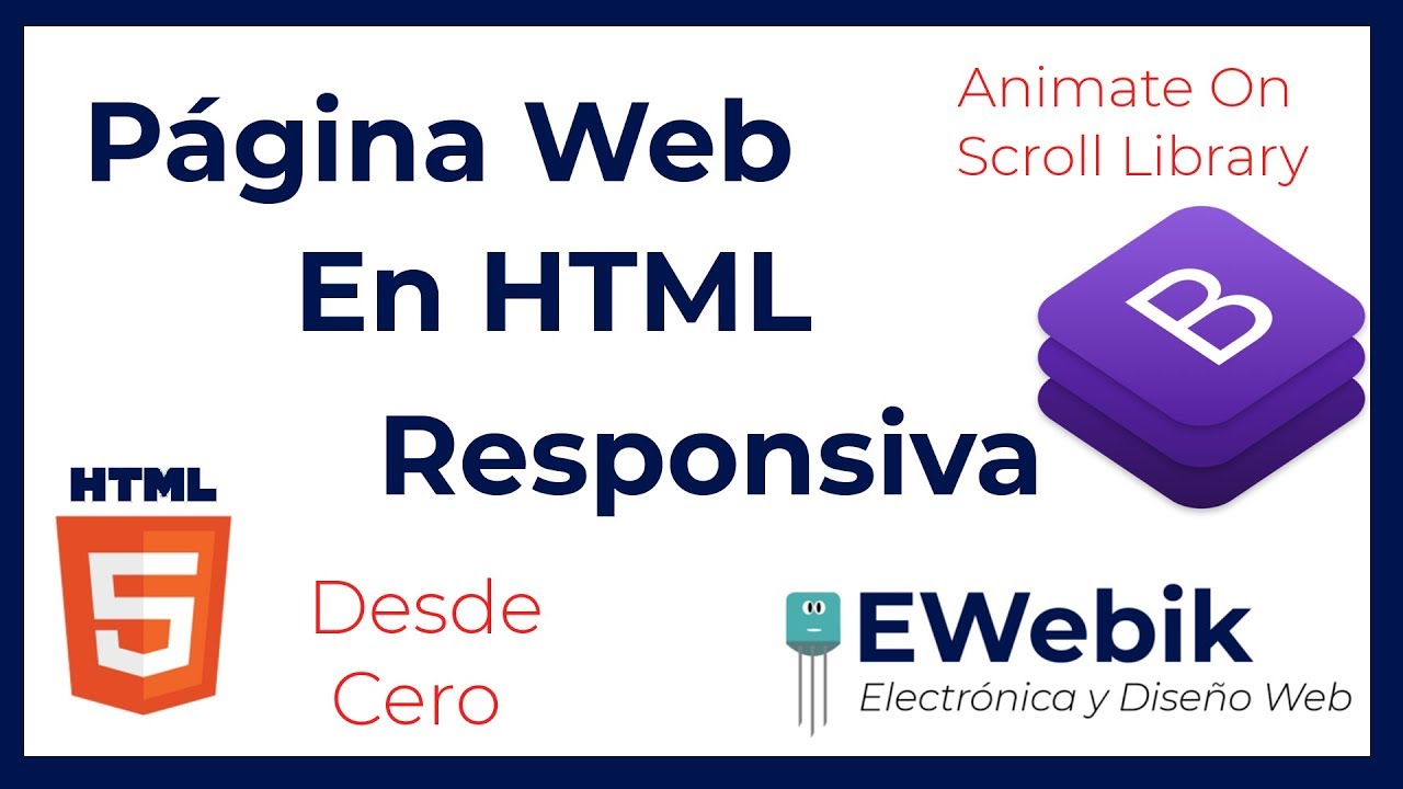 Como hacer una página web en html