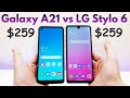 Samsung Galaxy A21 vs LG Stylo 6 - Who Will Win?