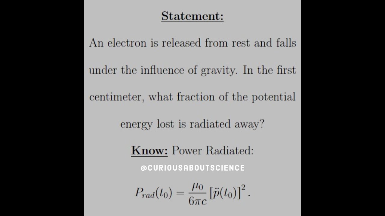 Problem 11.12 - Point Charges, Power Radiated by a Point Charge ...