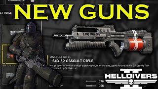 NEW KILLZONE CROSSOVER STA 52 ASSAULT RIFLE AND STA X3 W.A.S.P. STRATAGEM IN HELLDIVERS 2