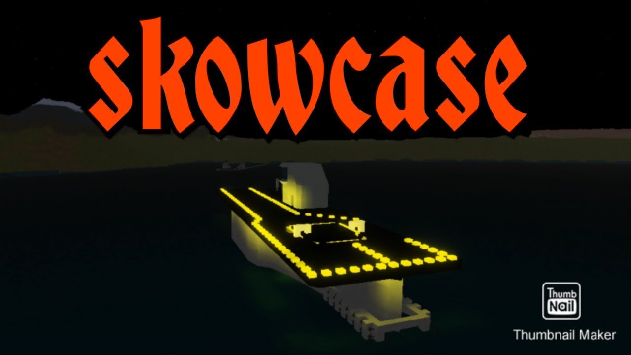 Showcase Of Aircraft Carrier In Plane Crazy Roblox Youtube - roblox plane crazy carrier