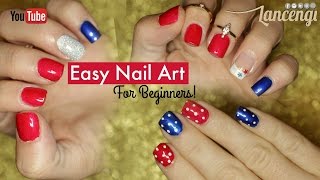nail diy beginners easy cute designs july 4th polish