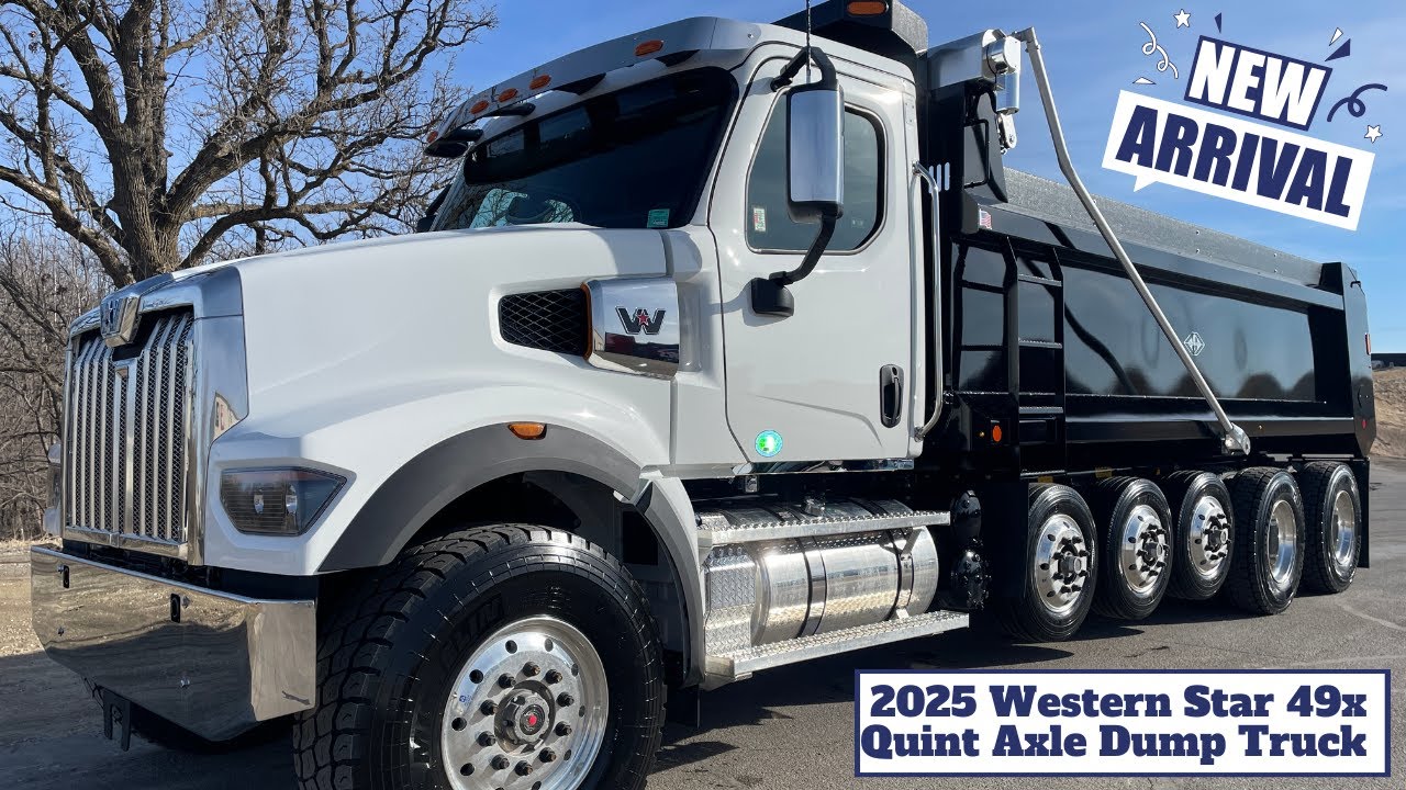 2025 Western Star 49x Quint Axle Dump Truck Walkthrough
