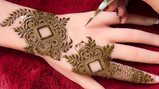 Very Beautiful Stylish Quick Mehndi Design | New Easy Simple Mehndi for Eid