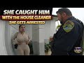 Caught Having Sex with The House Cleaner- Police Body Cam Footage