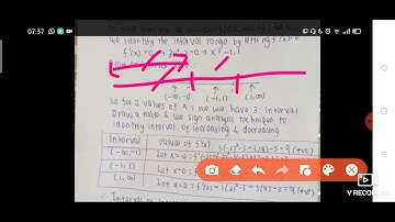 MAT183 CHAPTER 3:           Analysis of functions