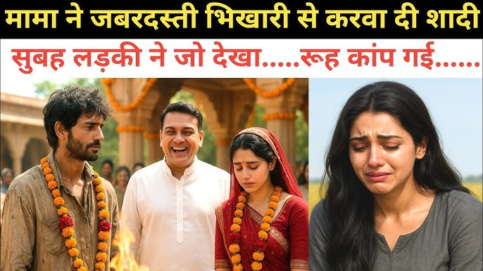 मामा ने जबरदस्ती भिखारी से करवा दी शादी… सुबह लड़की ने जो देखा, रूह कांप गई  |Emotional Story| - YouTube