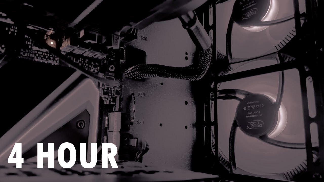 PC Fan Noise | Background and Sleep 4 Hours, Study and relaxation