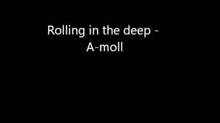 Video thumbnail of "Rolling in the deep   A moll"