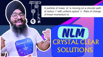Q2SD A particle of mass m is moving on a circular path of radius r with uniform velocity v rate of