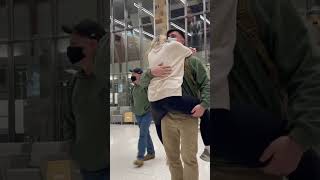 Soldier Surprises Girlfriend with Unexpected Homecoming | Heartwarming Reunion