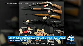 IE officials make 27 felony arrests in effort targeting street gangs