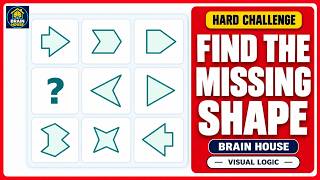 Find the Missing Shape 🧩 | Very Hard Visual Logic Challenge