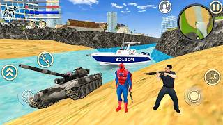 Spider Rope Hero Vice Town #5 Fun at Miami City - Android Gameplay screenshot 1